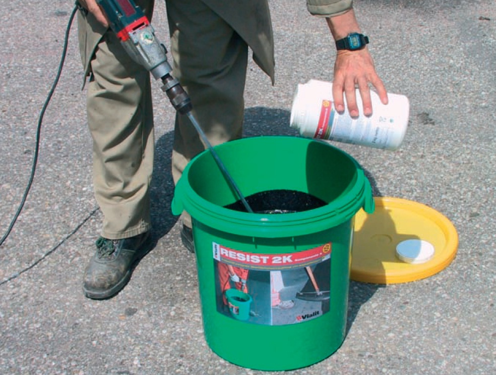 Asphaltversiegelung Resist 2k vialit Asphaltversiegelung Resist 2k vialit